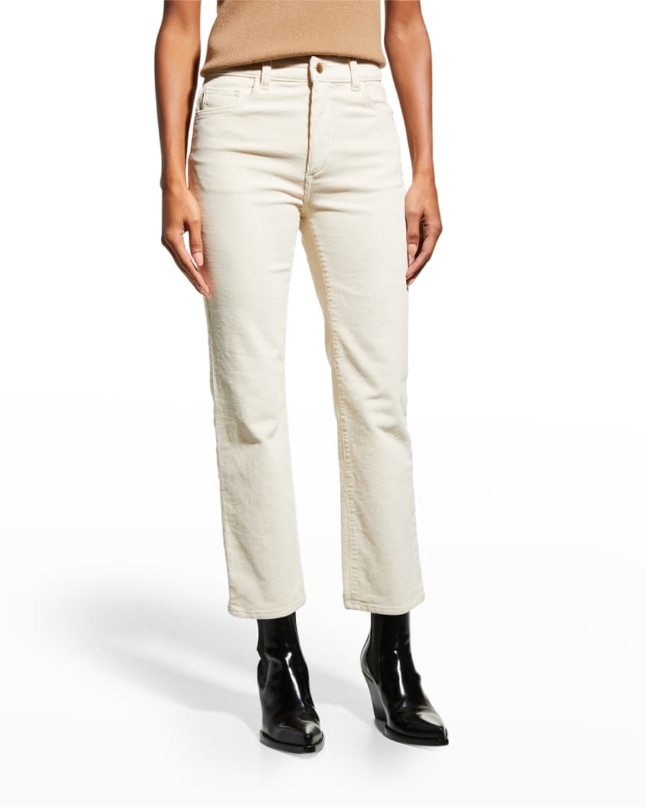 DL1961 Patti Straight High-Rise Vintage Ankle Jeans | Neiman Marcus
