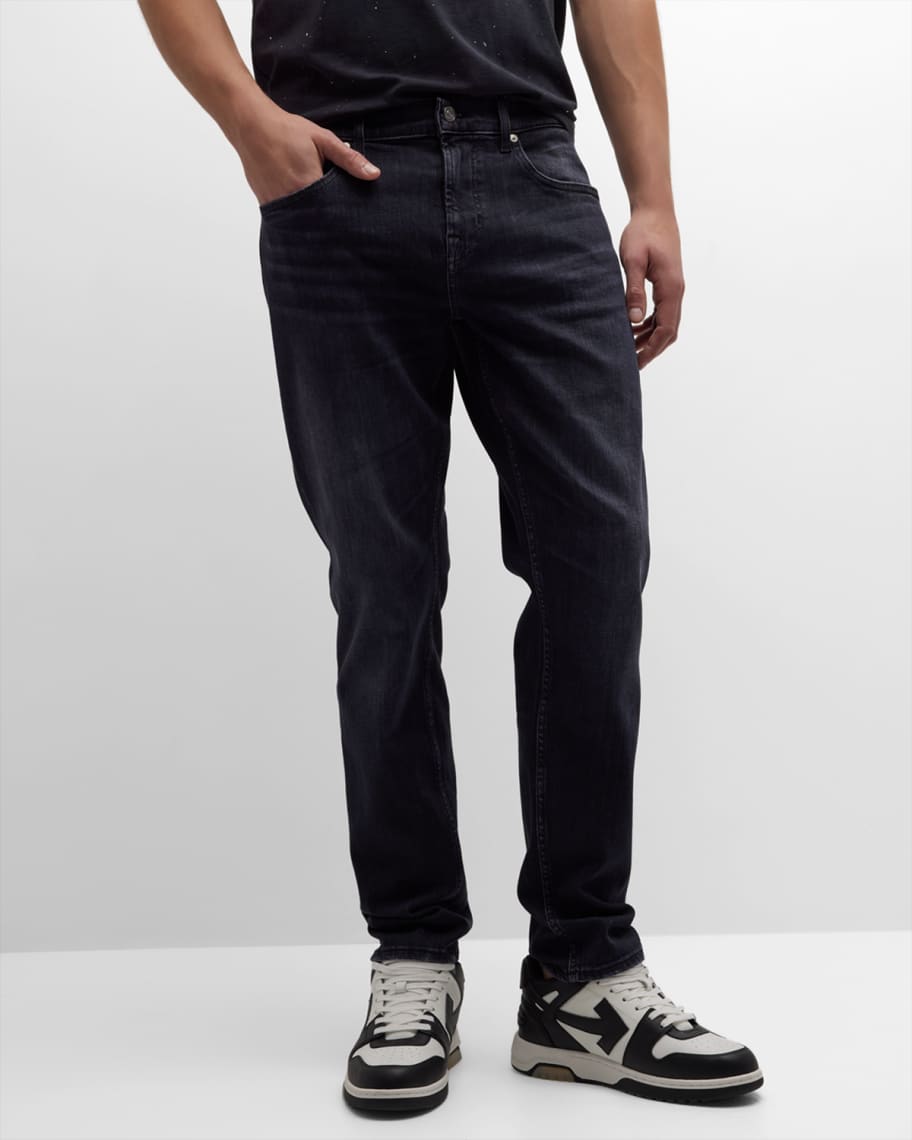 7 for all mankind Men's Adrien Earthkind Untouched Jeans | Neiman Marcus