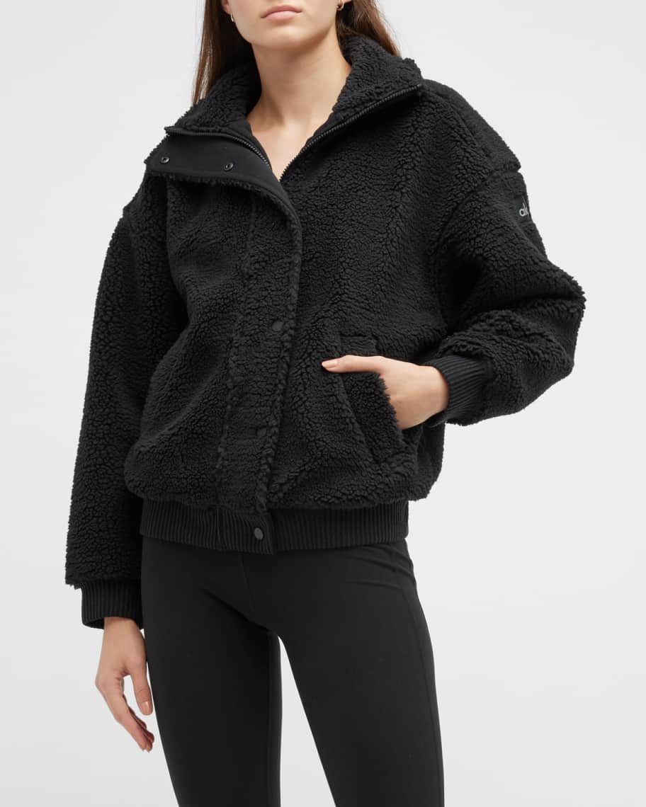 Alo norte clearance sherpa coat black
