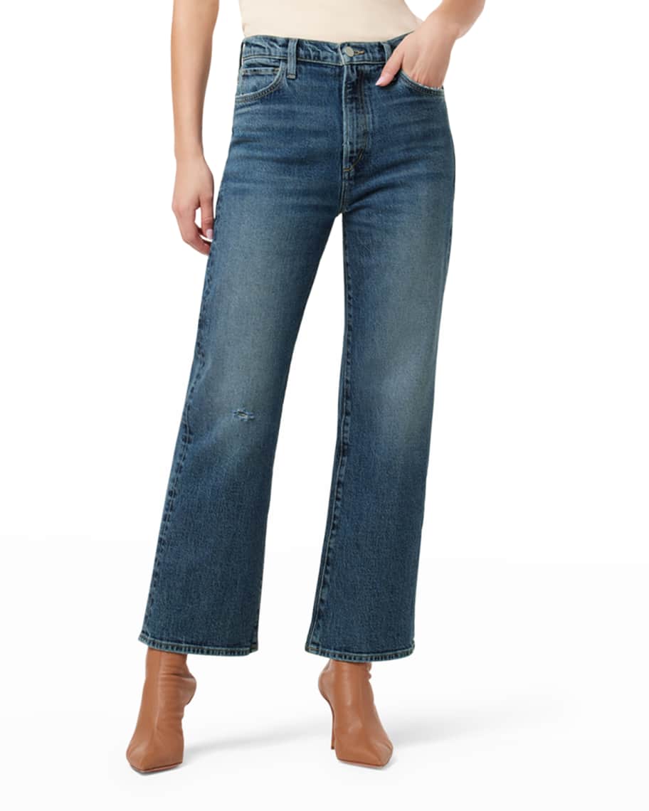 Joe's Jeans The Blake Faded Wide Ankle Jeans Neiman Marcus