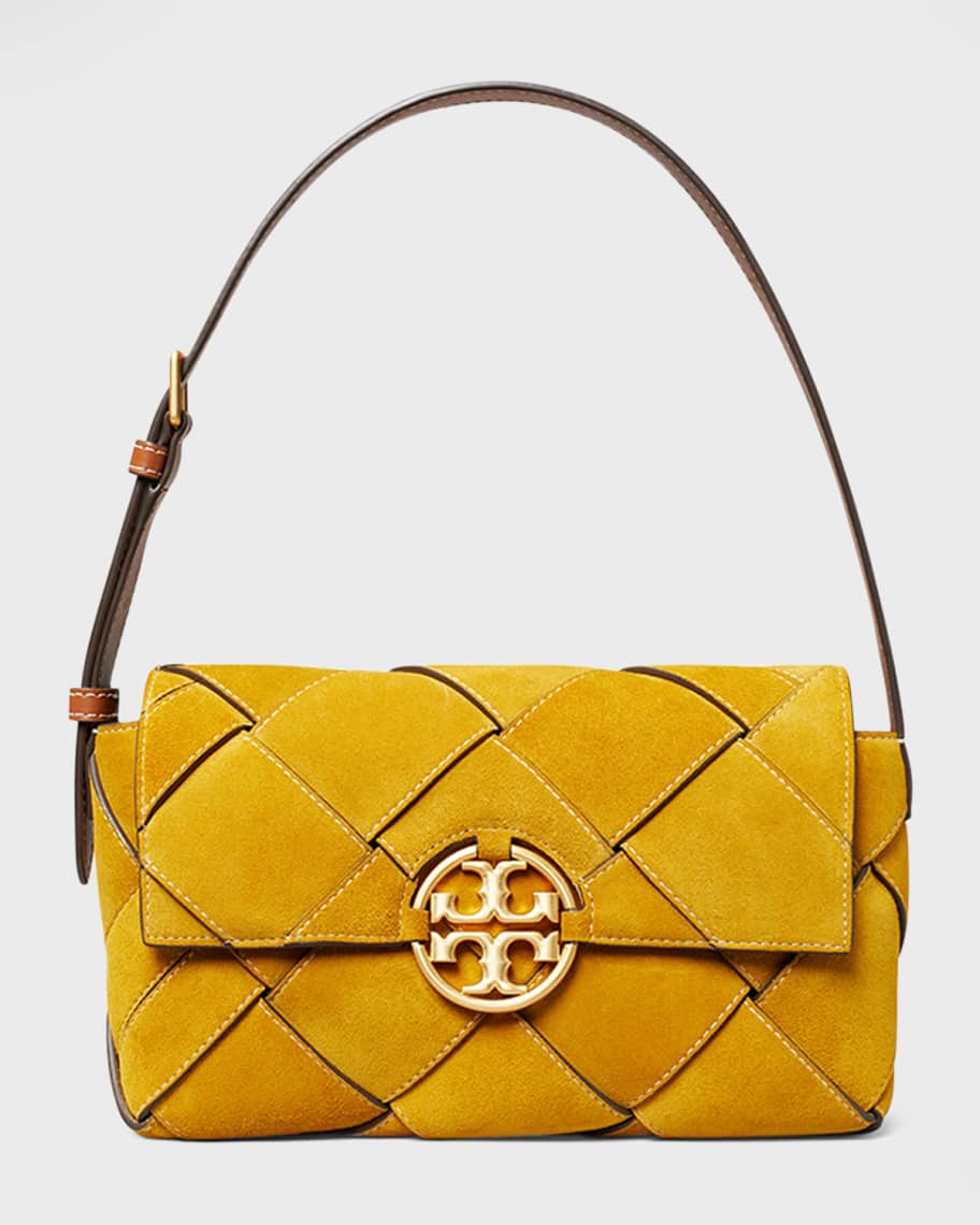 Tory Burch Leather Kira Deconstructed Hobo Bag - Red Hobos