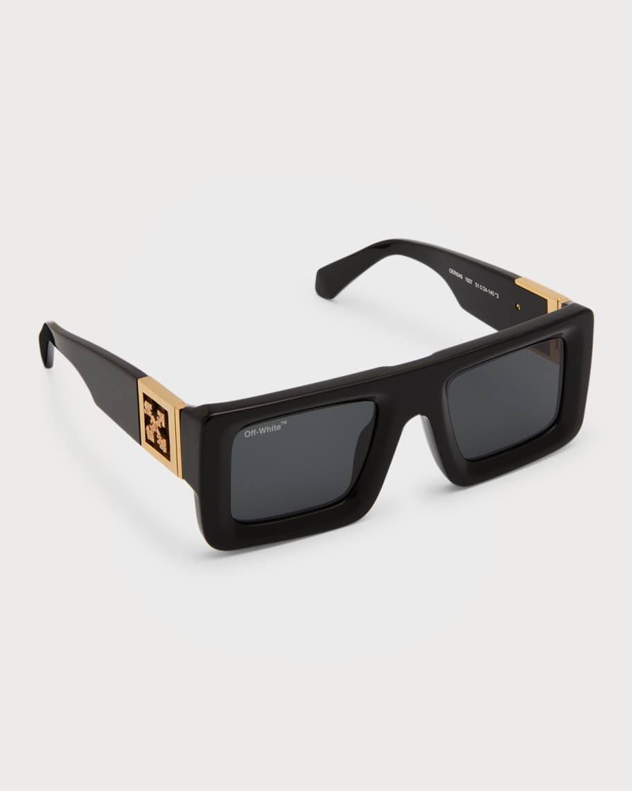 Off-White Men's Leonardo Oversized Rectangle Sunglasses