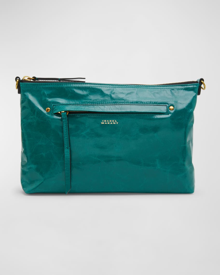O-Ring Green Velvet Handbag – Iridescence New York