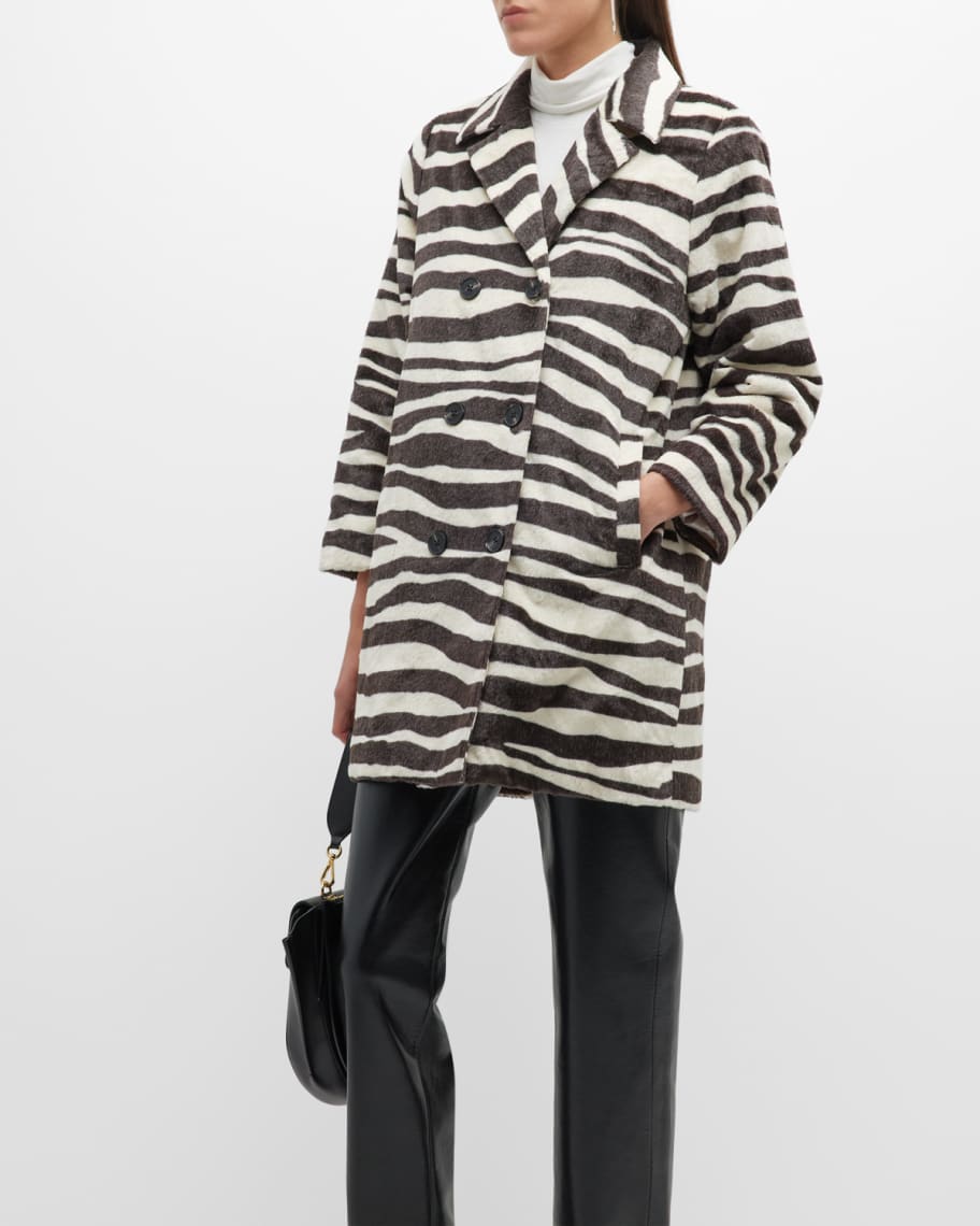 The Great The Vintage Zebra Coat | Neiman Marcus