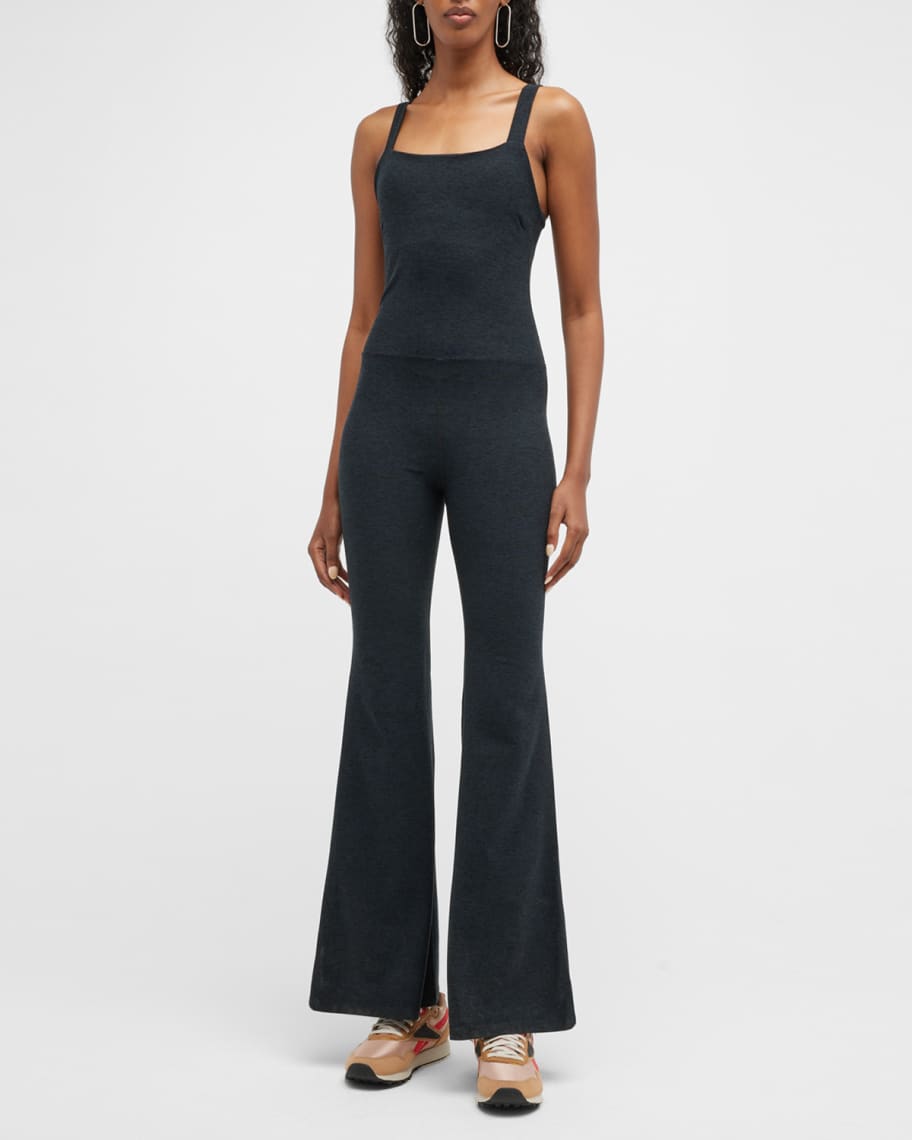 Beyond Yoga Heather Rib All Day Flare Pant at