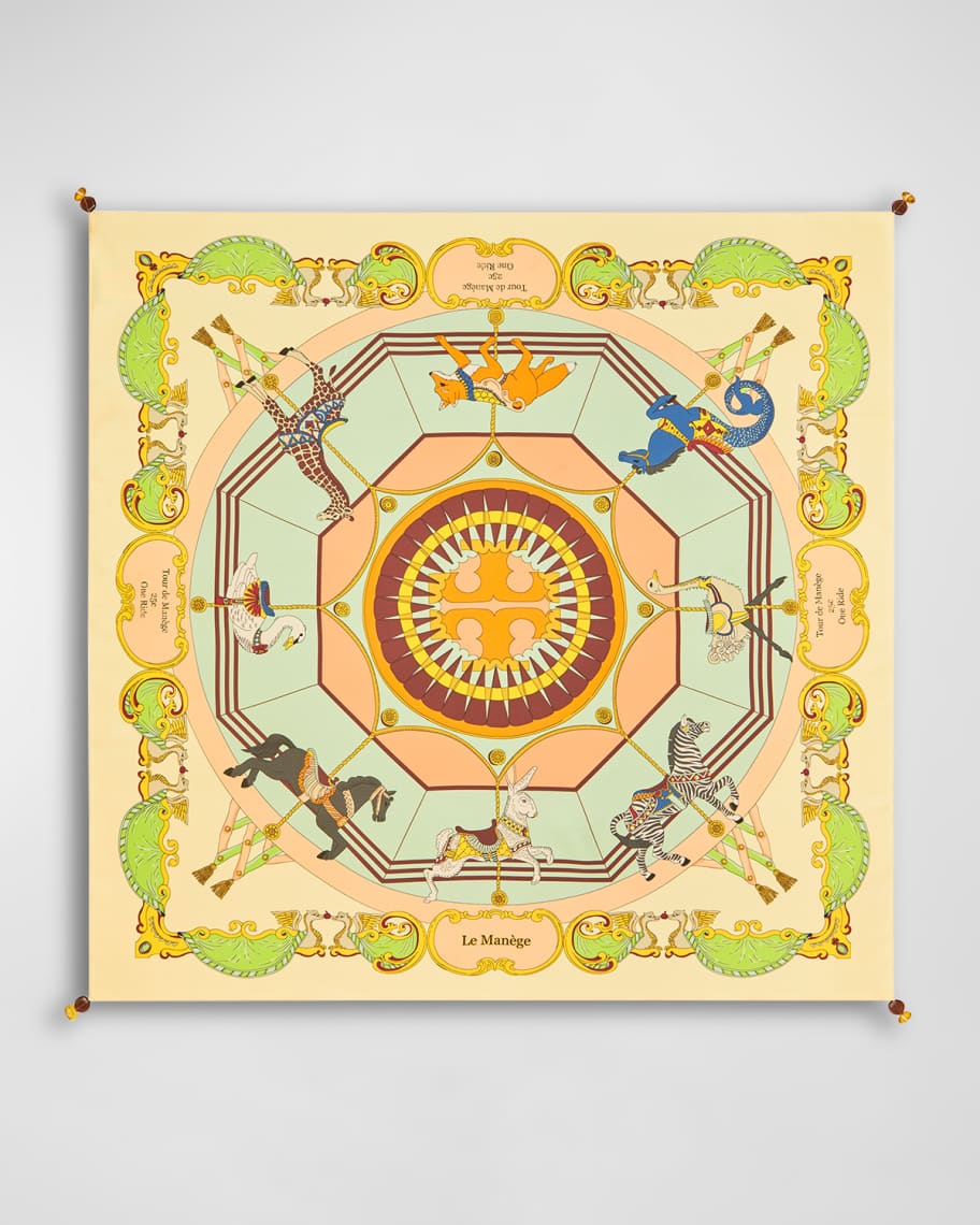 LARGE SQUARE SCARF CAROUSEL MADEMOISELLE