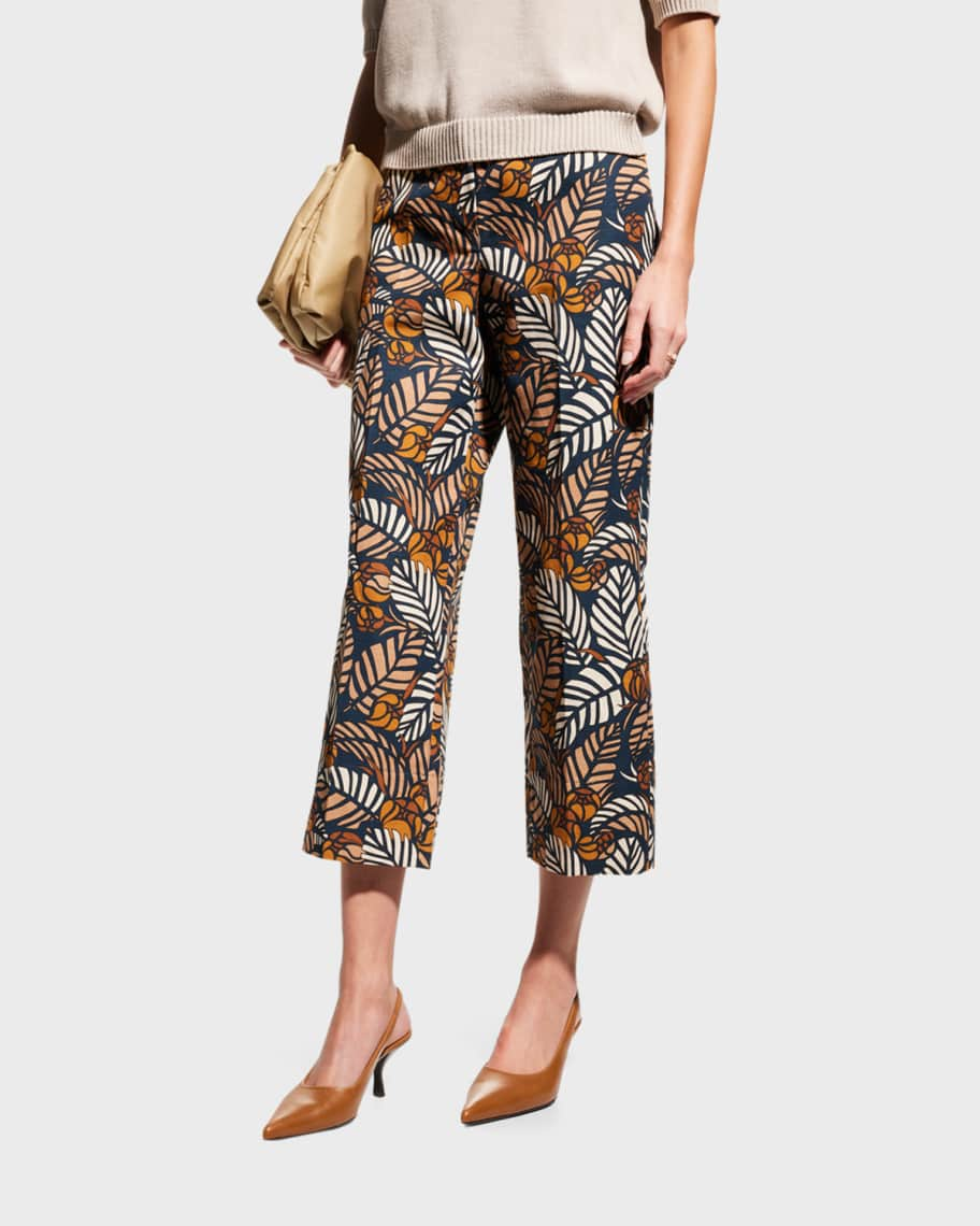 Ralph Lauren Collection Schmitt Paisley-Print Drape Wide-Leg Pants -  Bergdorf Goodman