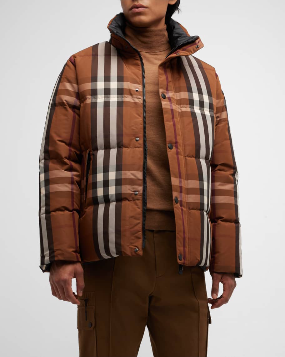 Burberry Men's Rutland Reversible Short Down Jacket
