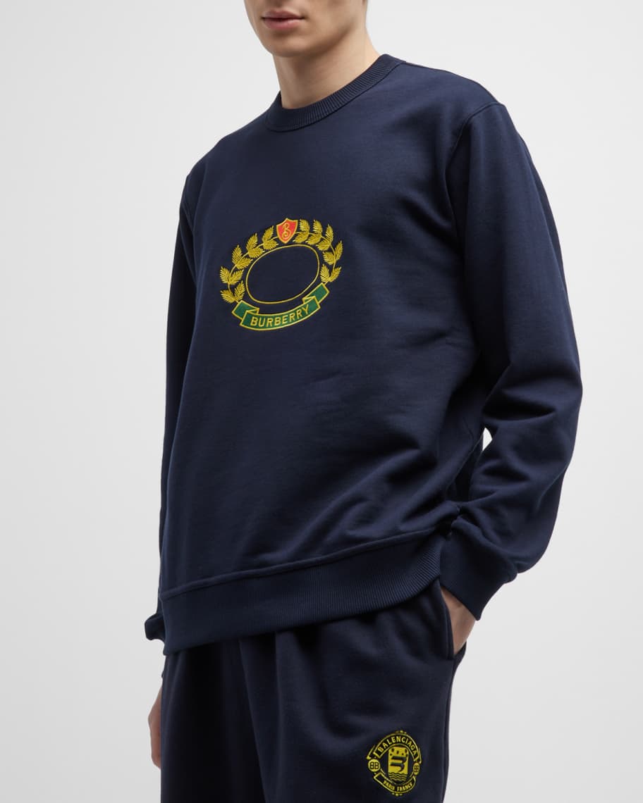 Burberry crest logo discount sweatshirt