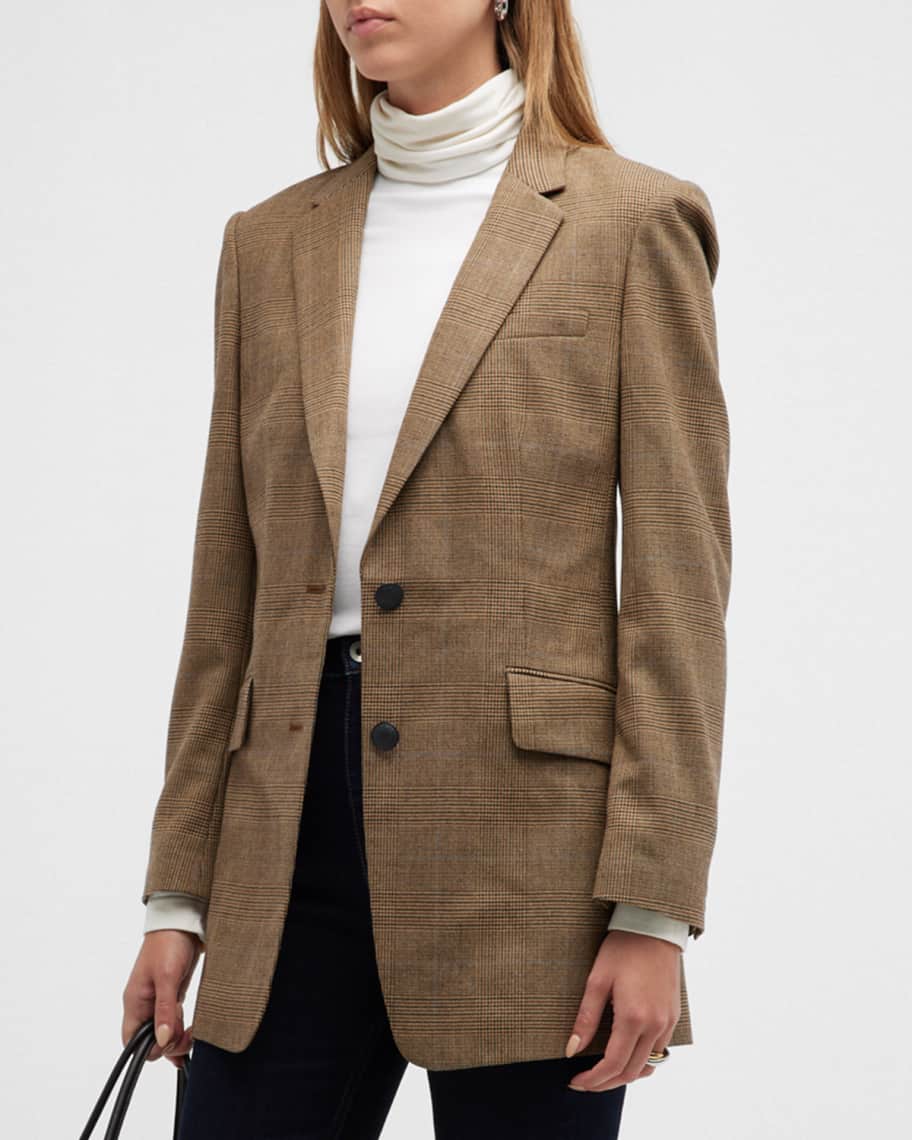 Brown Plaid Charles Blazer
