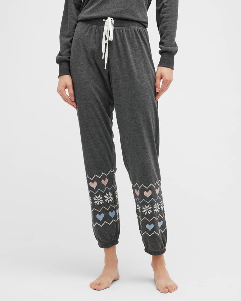 pj salvage leopard joggers