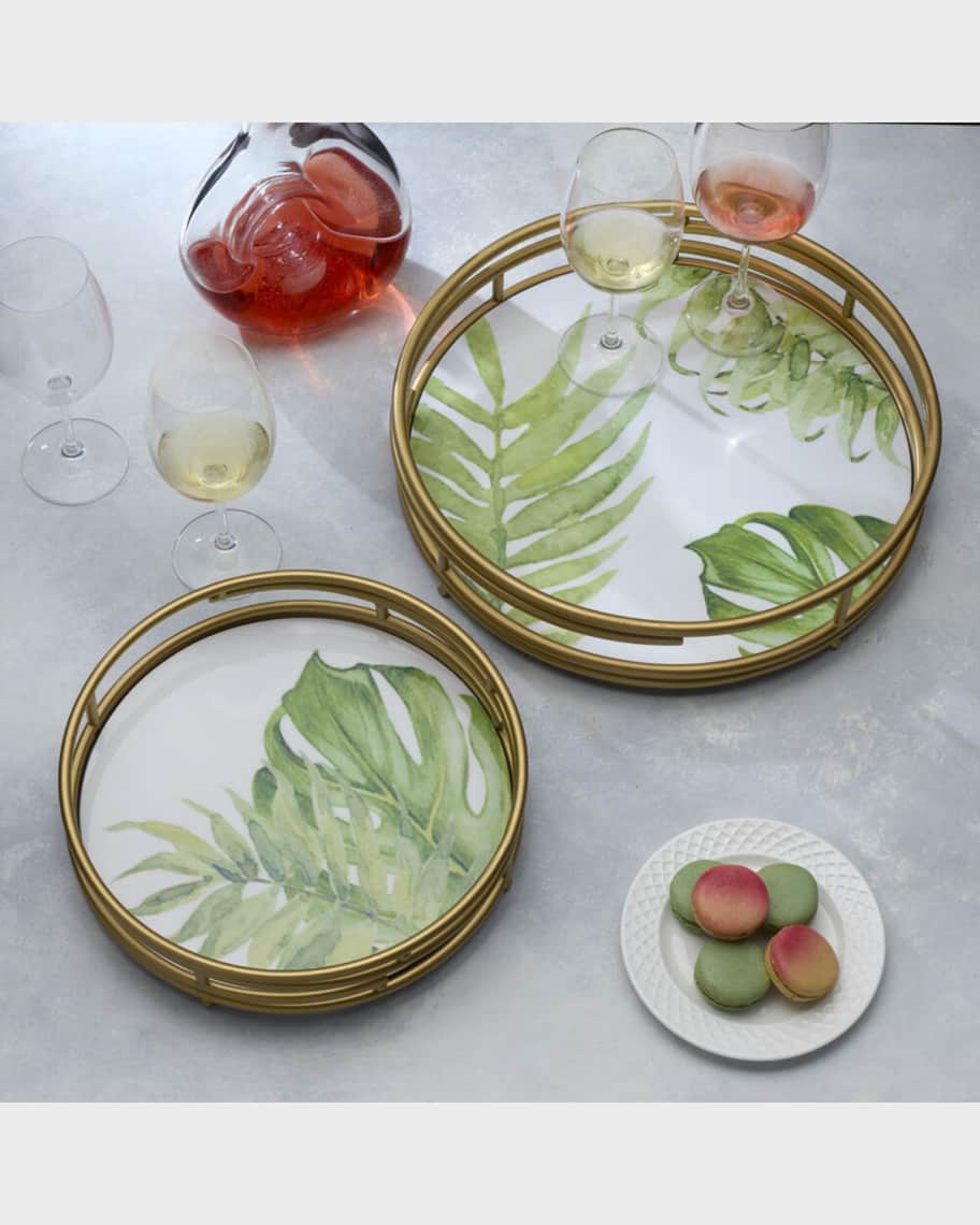 Fitz & Floyd Nested Palm Trays, Set of 2 Neiman Marcus