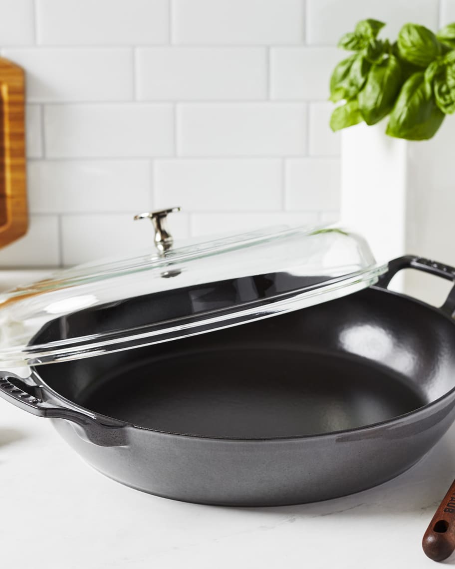 Staub Cast Iron 3.5 Qt. Braiser With Glass Lid Neiman Marcus