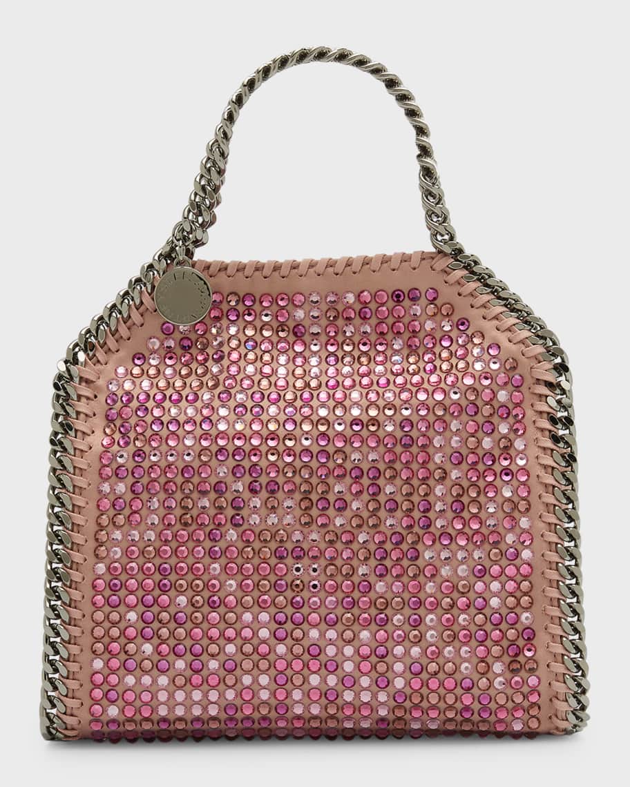 Stella McCartney Falabella Tiny Crystal Tote Bag | Neiman Marcus