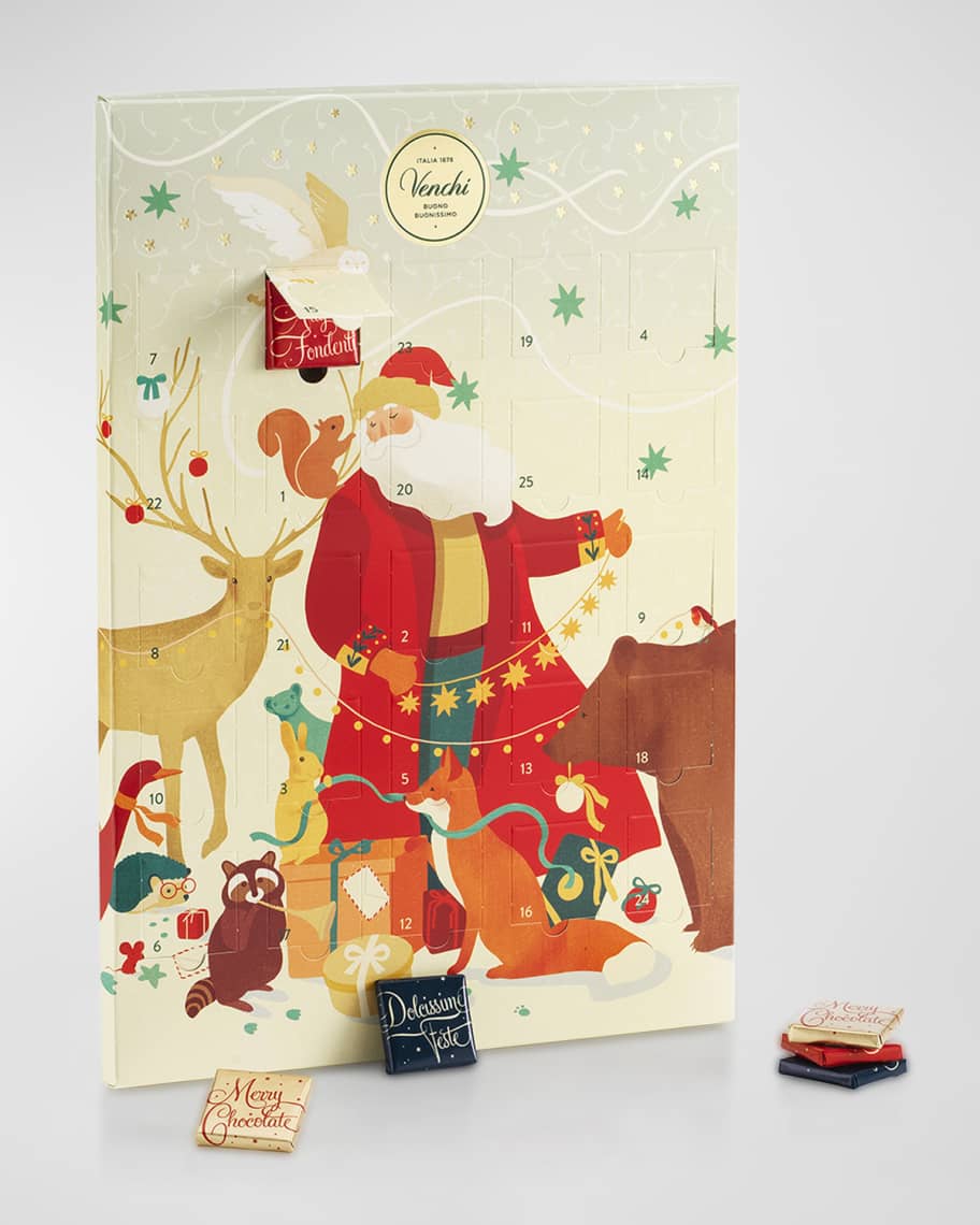 Venchi Christmas Advent Calendar of GlutenFree Chocolates Neiman Marcus