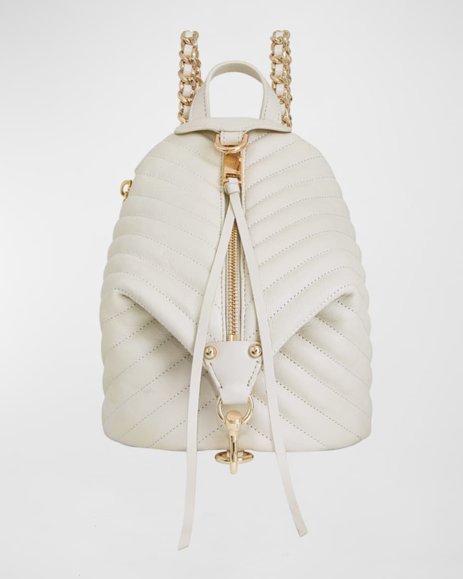 Shop Rebecca Minkoff Julian Chevron-Quilted Leather Backpack
