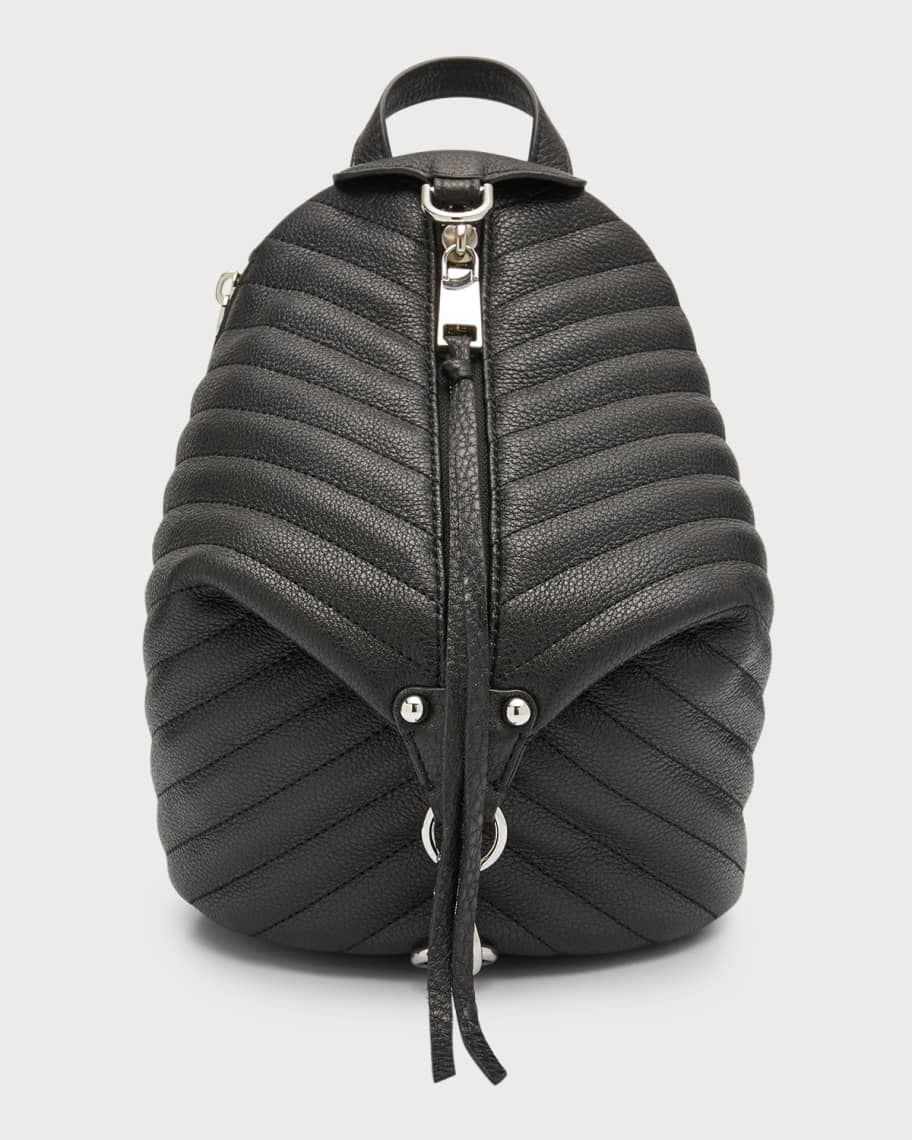 Shop Rebecca Minkoff Julian Chevron-Quilted Leather Backpack