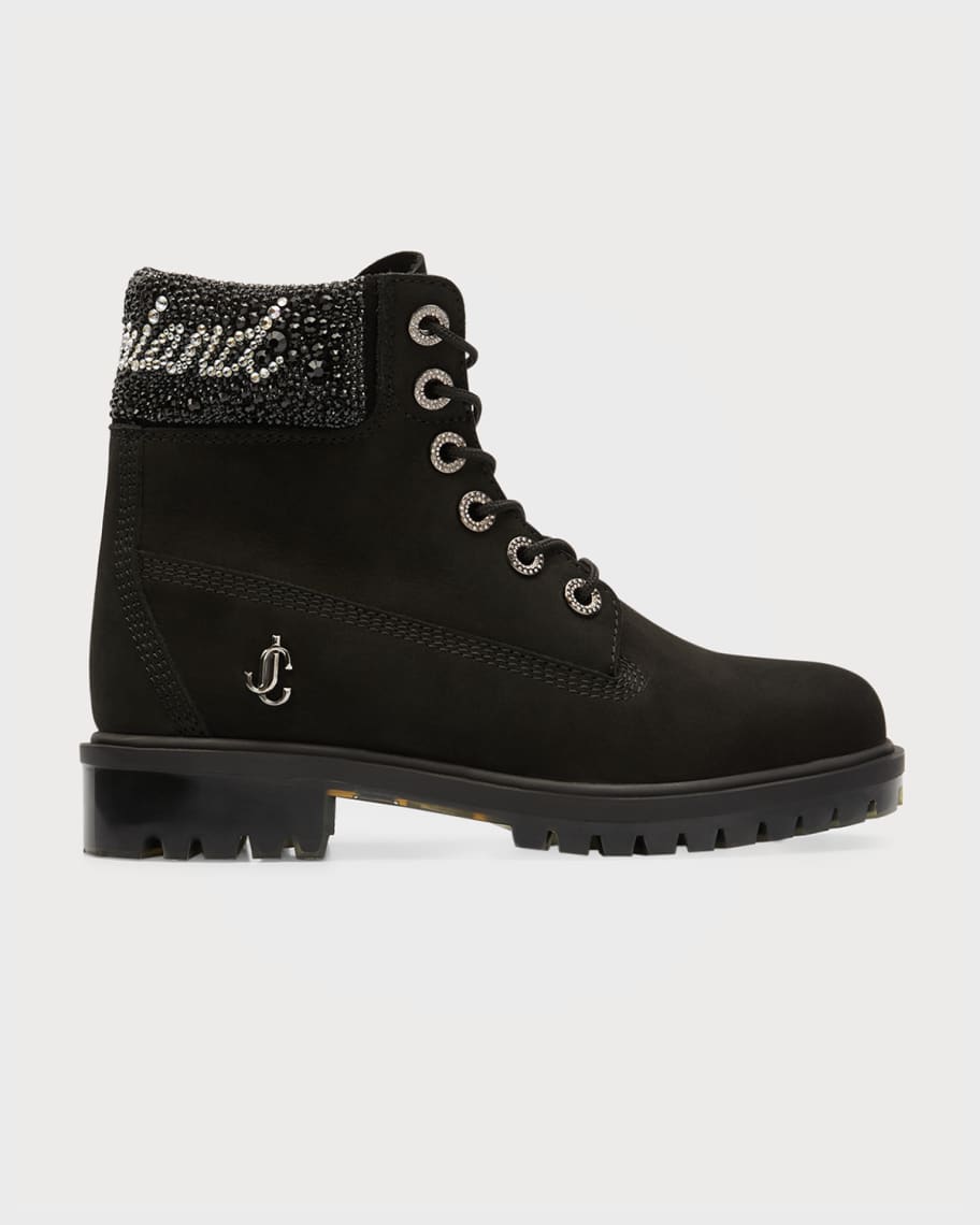 Jimmy Choo x Timberland Crystal Utility Boots | Neiman Marcus