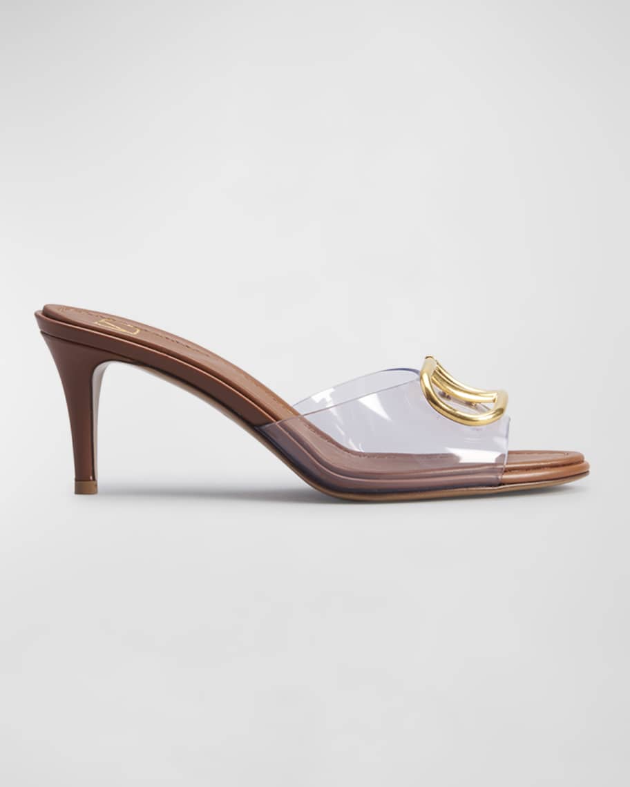 Clear shop valentino sandals