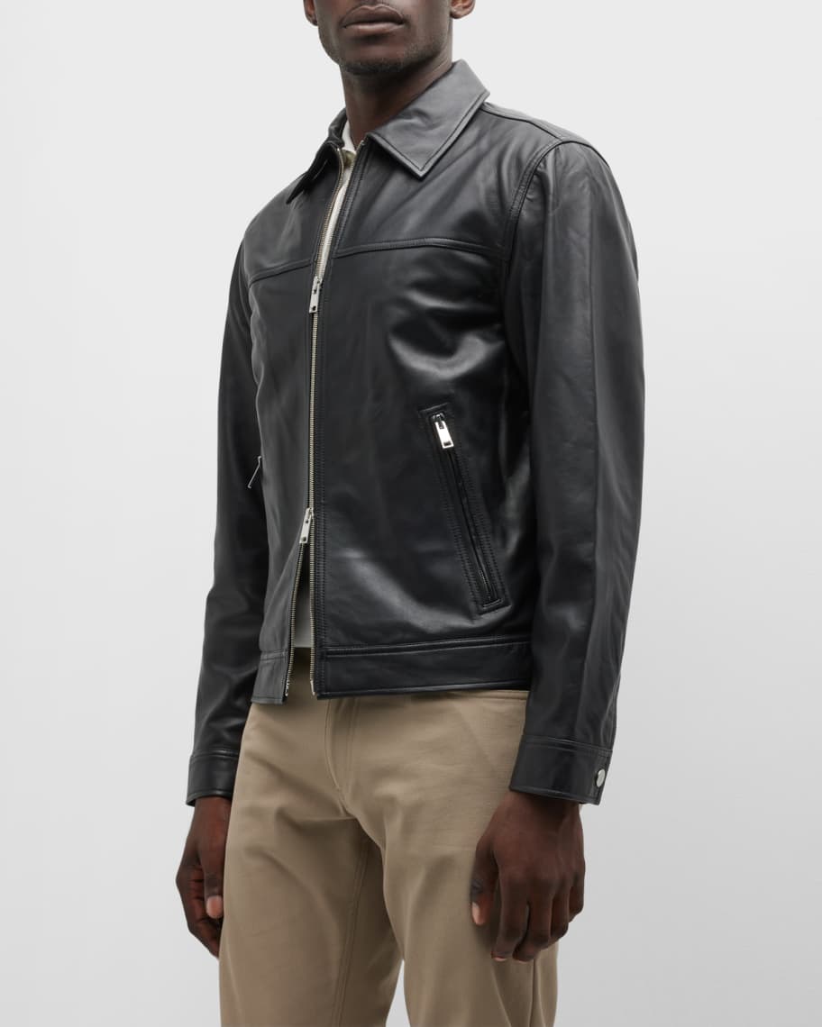 Theory lambskin sale leather jacket