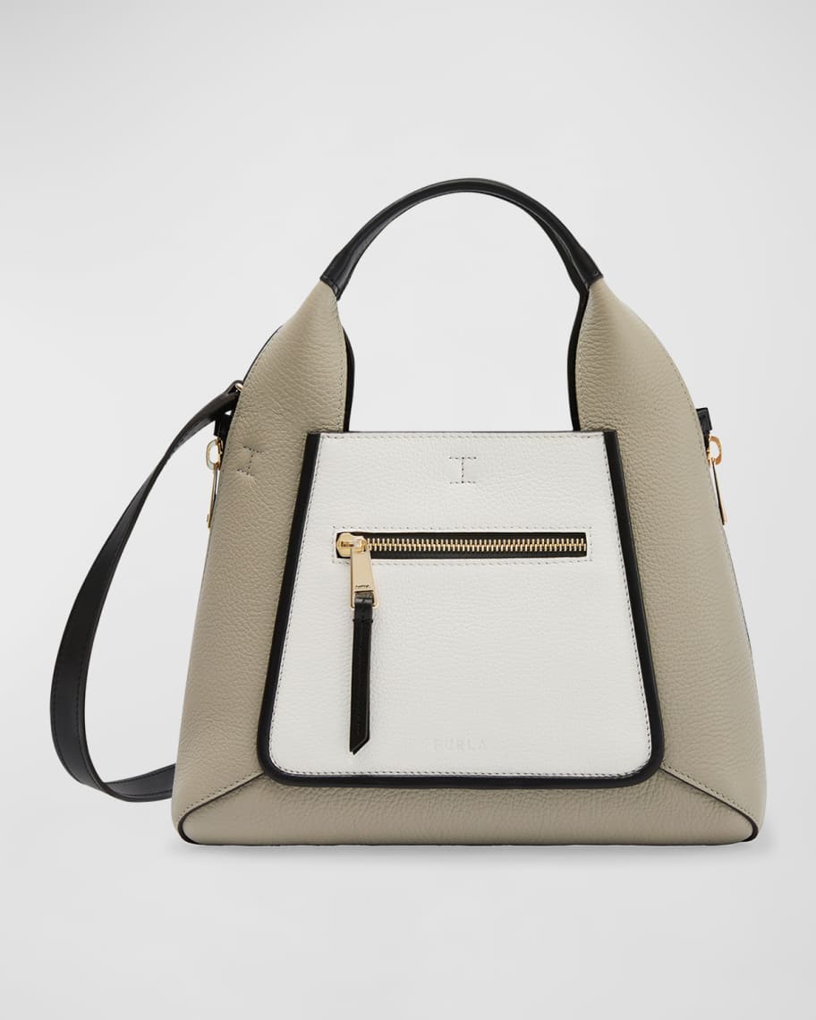 Furla Gilda Zip Leather Tote Bag | Neiman Marcus