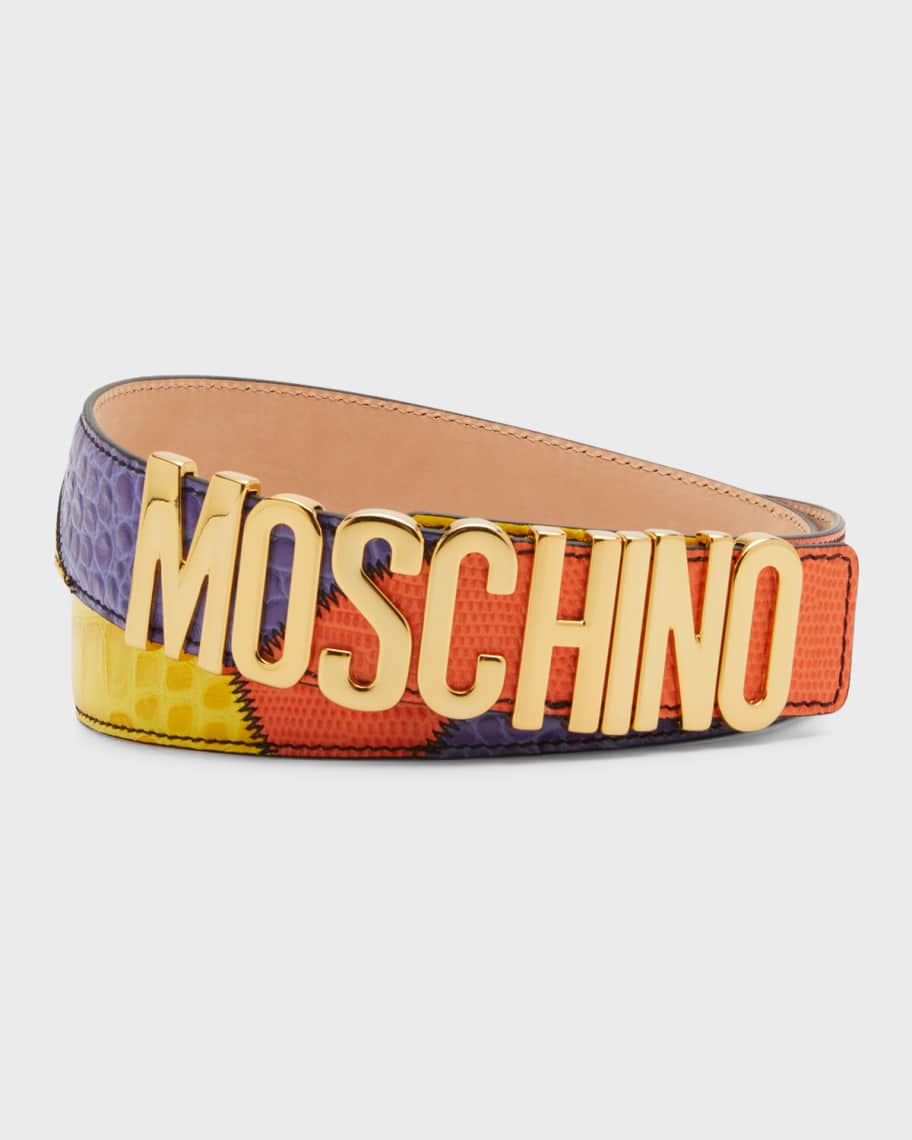Red moschino belt deals