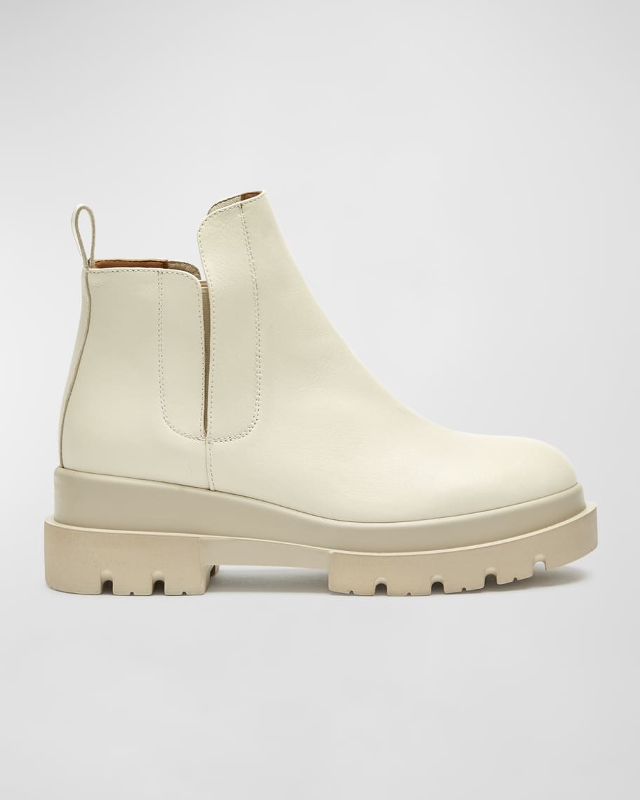 La Canadienne Kash Leather Chelsea Boots | Neiman Marcus