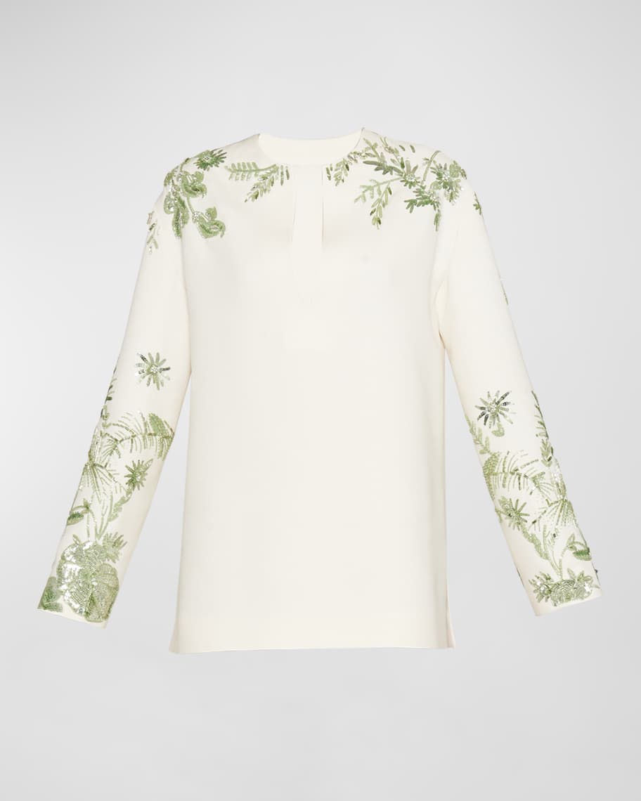 sachin and babi light blue dress Valentino EMBROIDERED CREPE COUTURE SHORT DRESS - 6B3VAEZ61CF_AM0