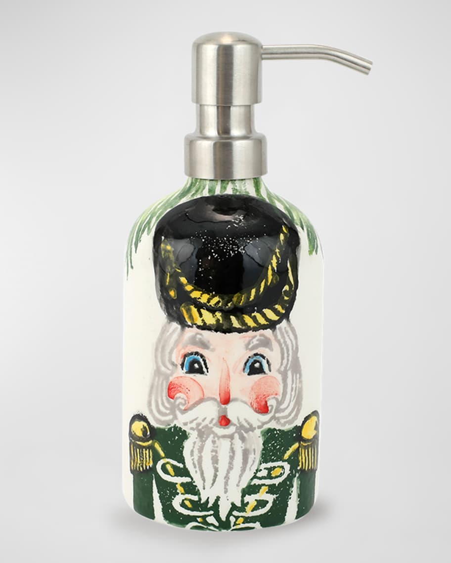 Vietri Christmas Nutcracker Soap Dispenser Neiman Marcus