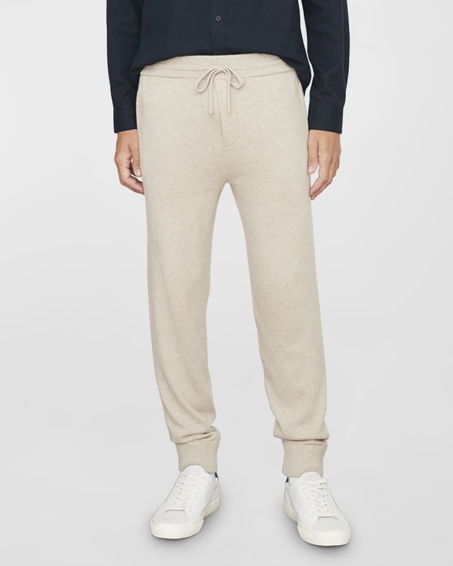 Louis Vuitton D-Ring Detail Cashmere Jogging Pants, Navy, S