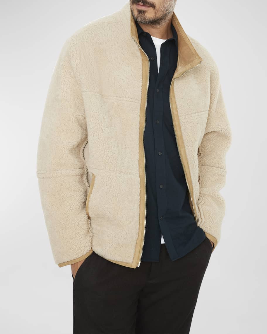 Vince Men s Reversible Shearling Jacket Neiman Marcus