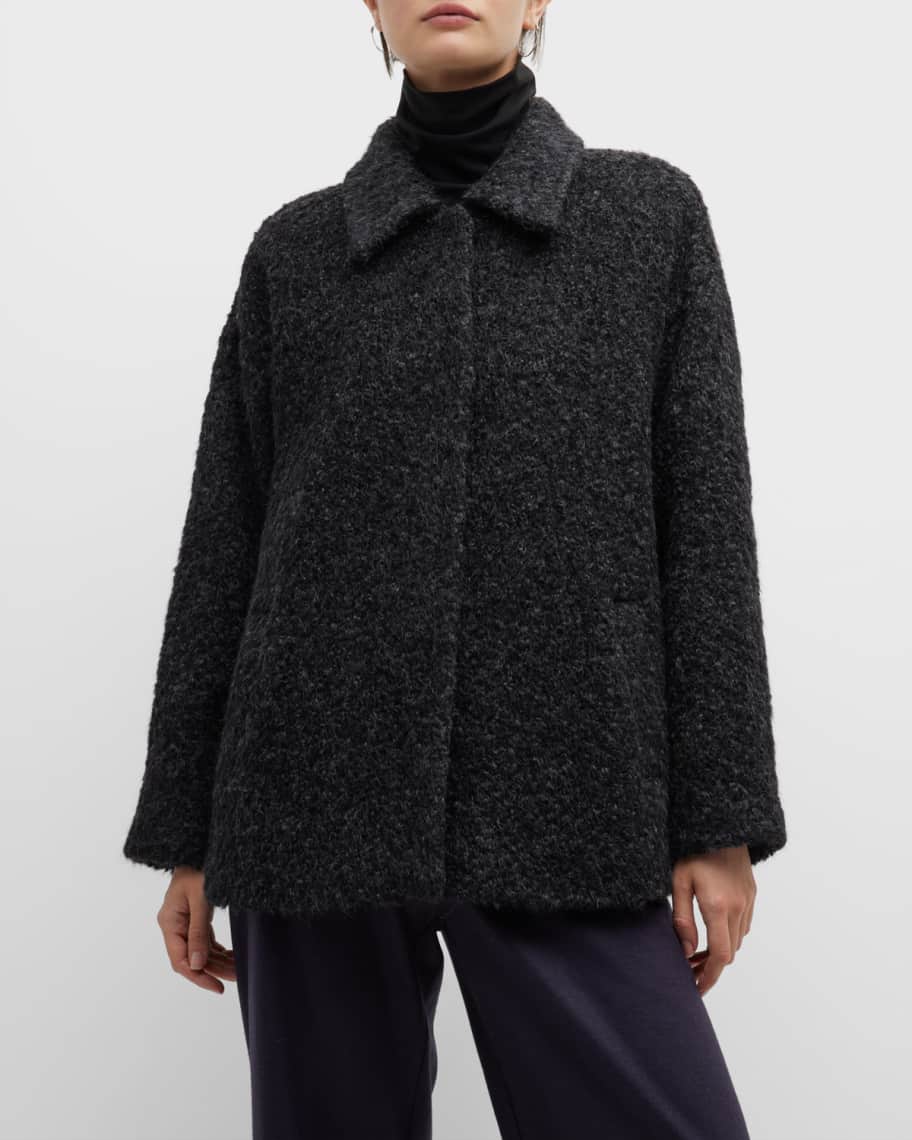 Eileen fisher boucle top jacket
