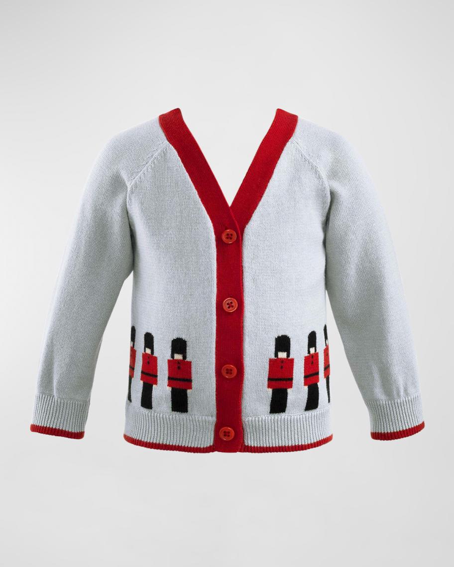 Rachel Riley Boy's Royal Guards Intarsia Cardigan, Size 6M-24M | Neiman ...