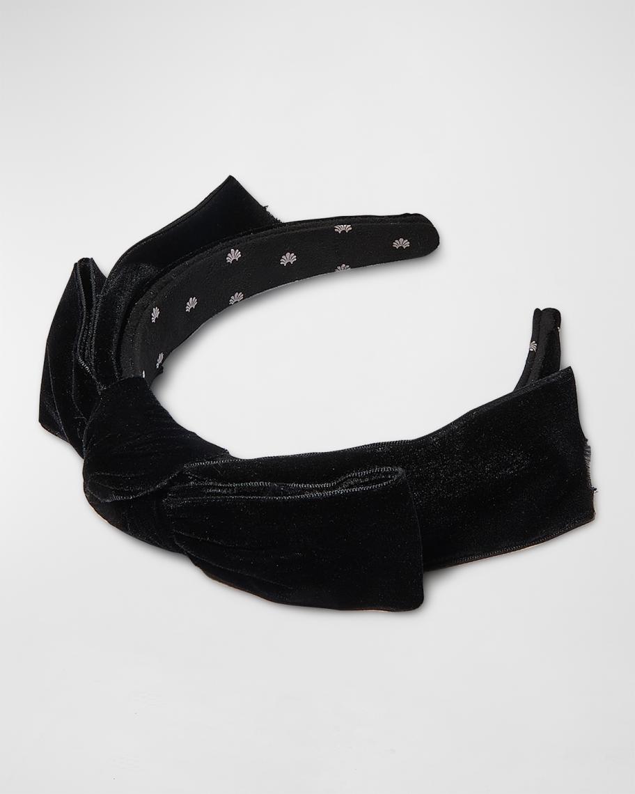 Lele Sadoughi Shirley Wide Ribbon Headband | Neiman Marcus display picture 3