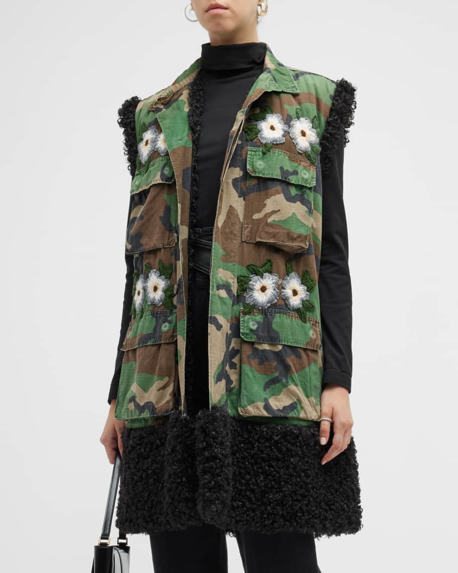 TIFFANY Malou Teddy Vest Dark Army main image 0