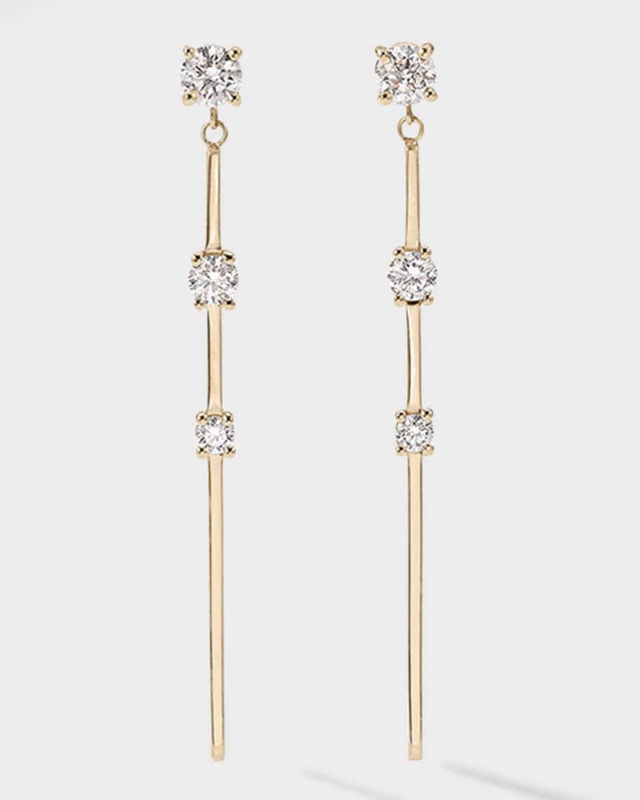 LANA Solo Linear Dangle Bar Earrings, 47mm Neiman Marcus
