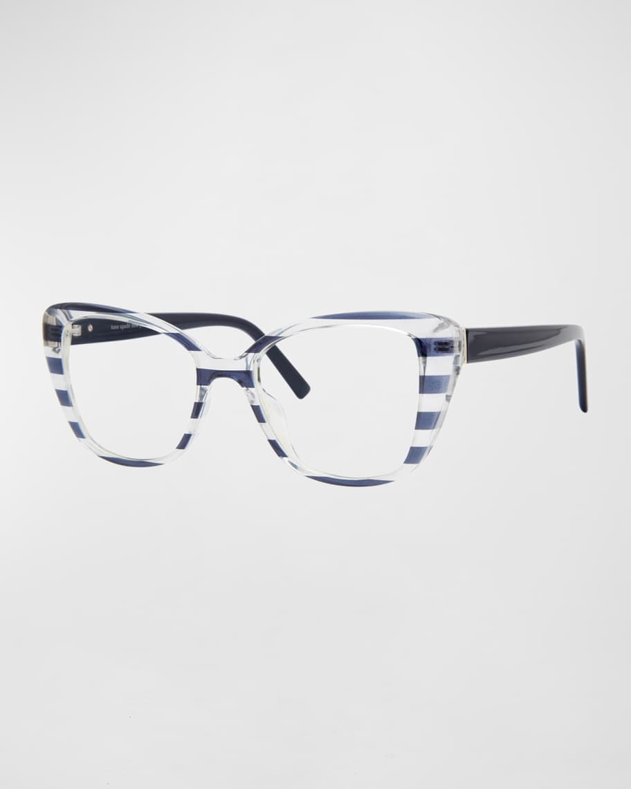 kate spade new york fiona blue light blocking butterfly plastic glasses