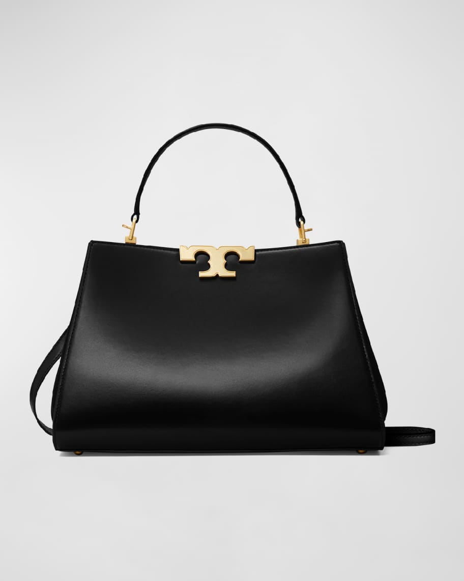 Tory Burch Eleanor Calf Leather Satchel Bag | Neiman Marcus