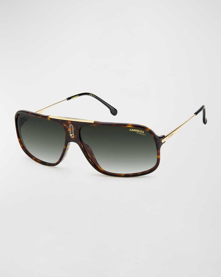 Carrera Men's Cool 65 Polarized Rectangle Sunglasses | Neiman Marcus