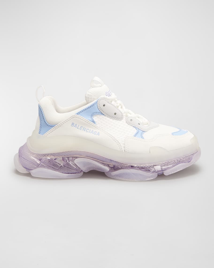 Balenciaga Triple S Clear Sole Sneakers - Pink