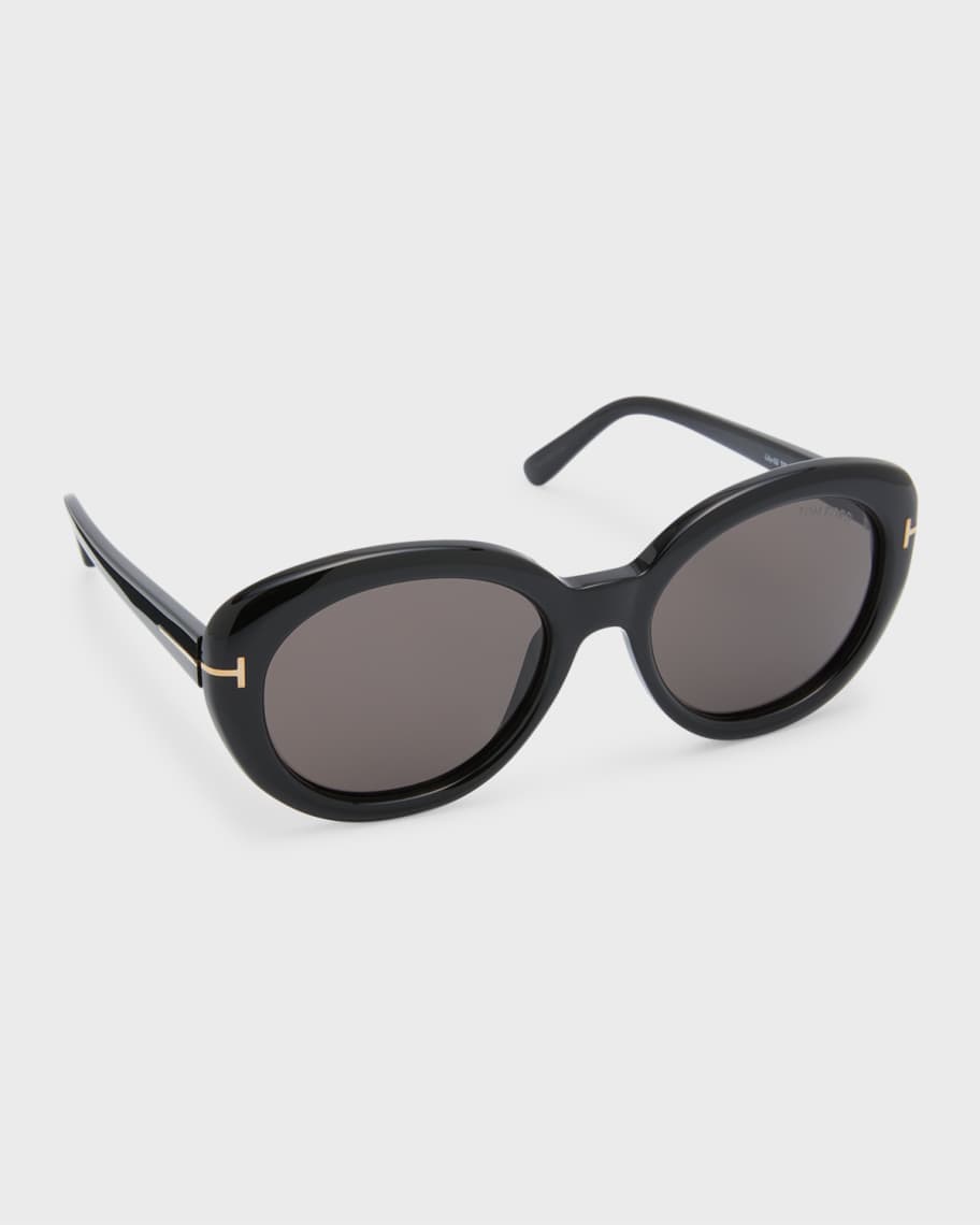 TOM FORD Lily Monochrome Acetate Cat Eye Sunglasses Neiman Marcus
