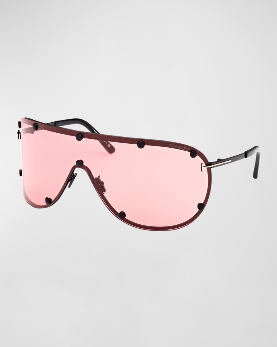 TOM FORD Kyler Metal Shield Sunglasses | Neiman Marcus
