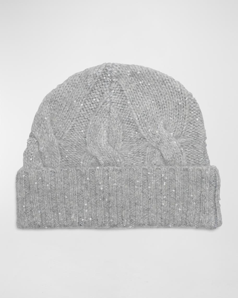 Eugenia Kim Roan Cable Knit Wool-Blend Beanie | Neiman Marcus display picture 1