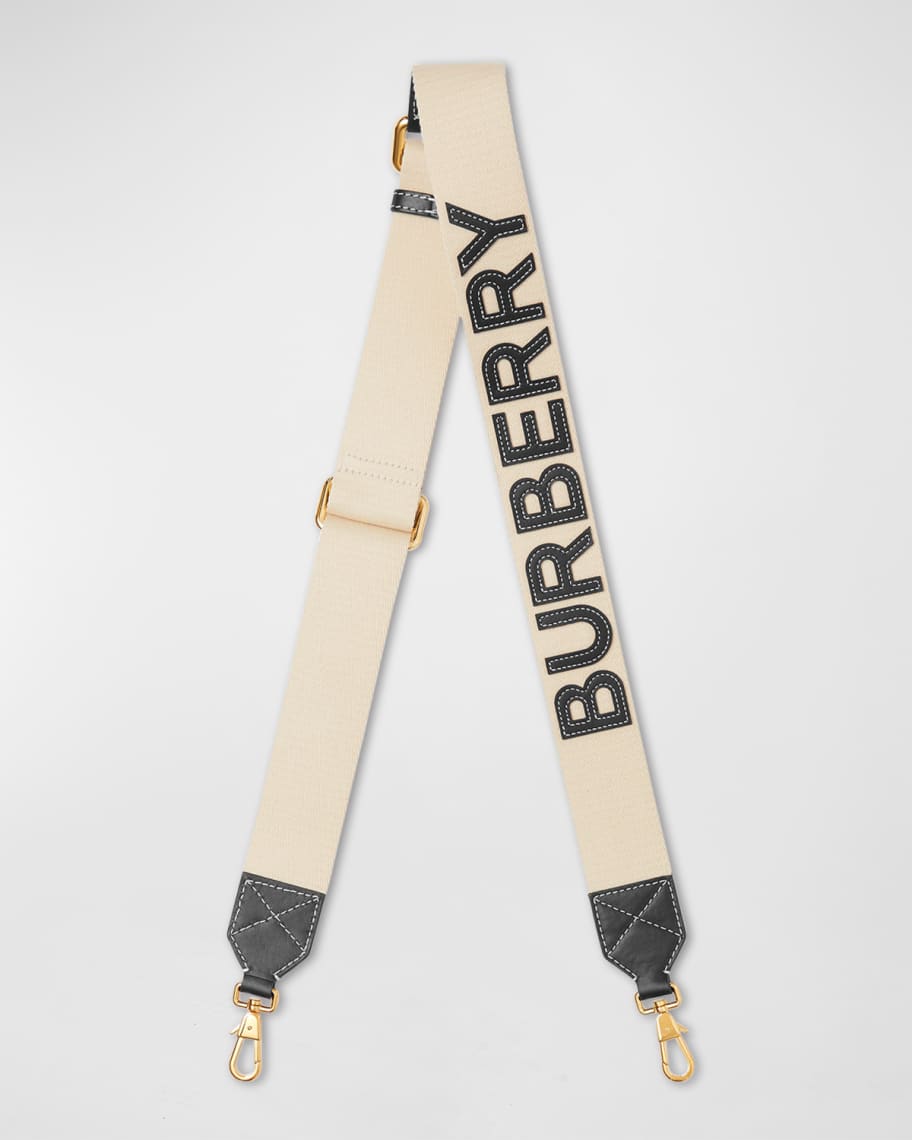 Burberry Logo Web Shoulder Strap | Neiman Marcus