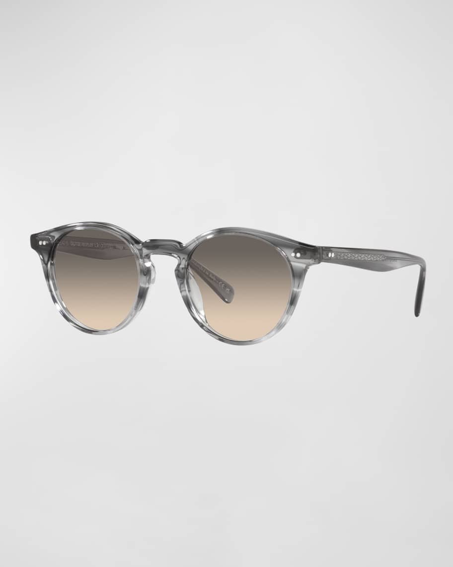 Oliver Peoples Men's The Romare Sun Keyhole-Bridge Round