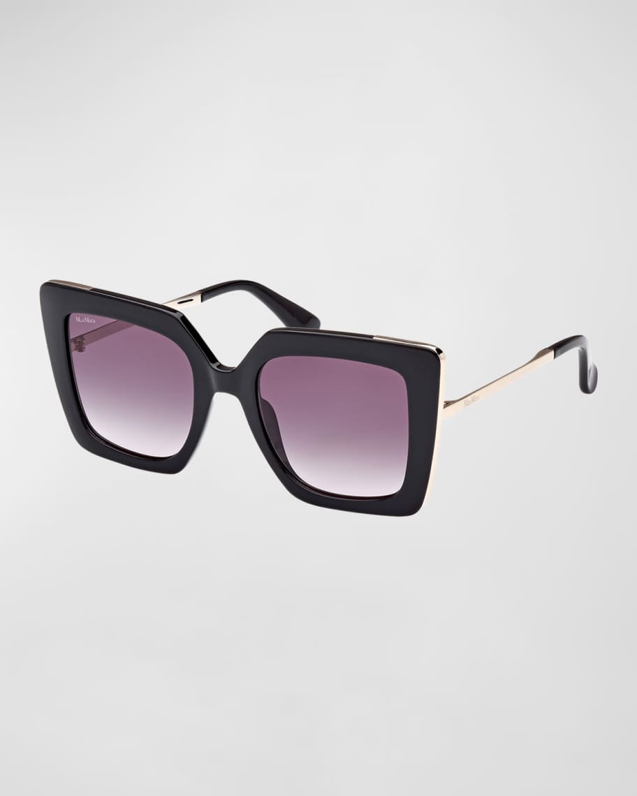 Max Mara Gradient Acetate Butterfly Sunglasses | Neiman Marcus