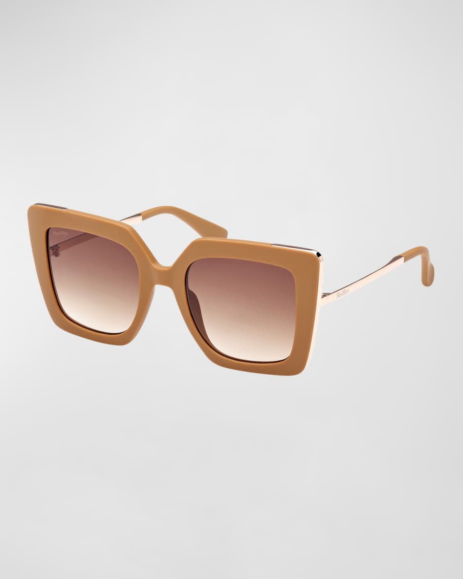 Max Mara Gradient Acetate Butterfly Sunglasses | Neiman Marcus