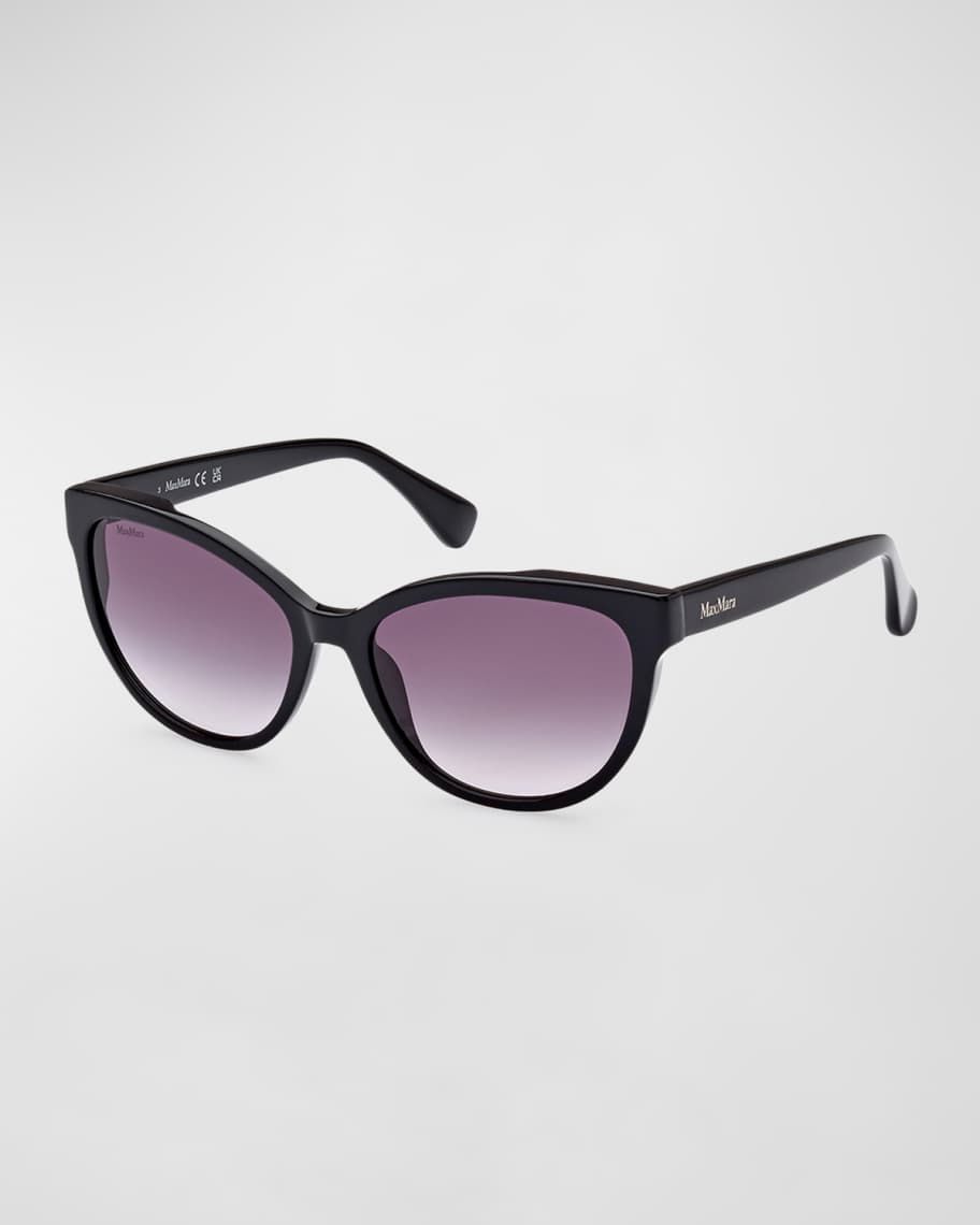 Max Mara Orange Acetate Sunglasses