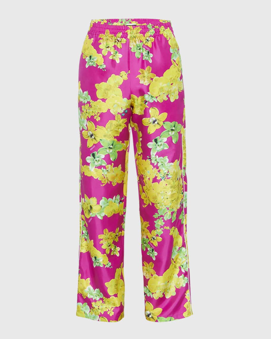 Ulempe uudgrundelig Atlantic Versace Men's Bright Orchid Silk Pajama Pants | Neiman Marcus