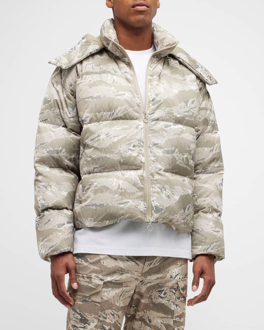 Camo cropped puffer jacket outlet